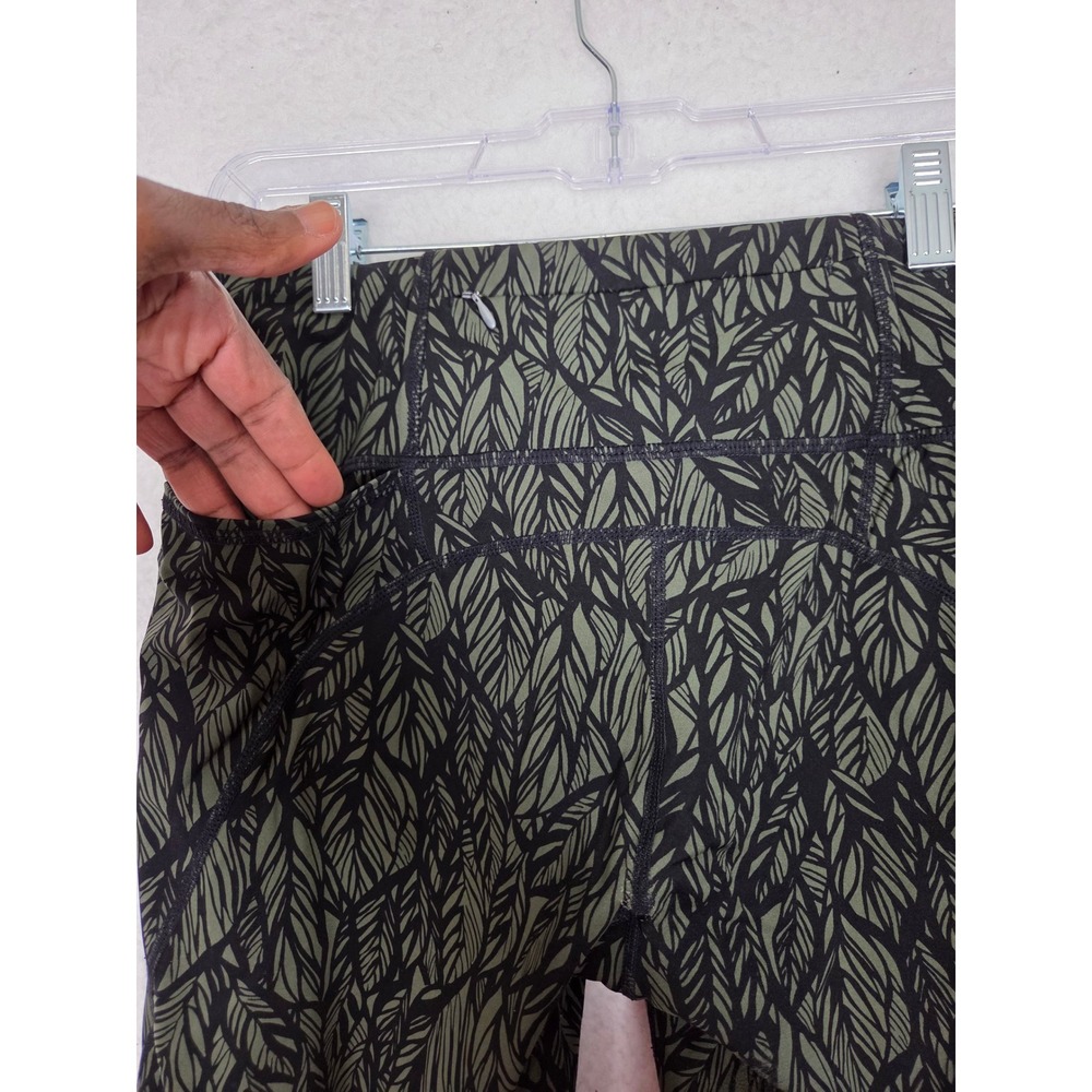 Sweaty Betty Power Full Length Leggings Leaf Print 27in Size M Workout Casual - Picture 6 of 9